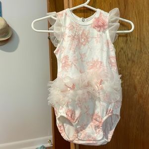 Kyle & Deena onesie with tutu.